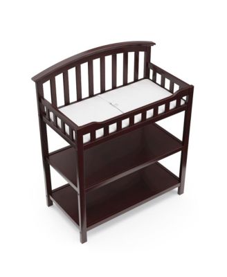 Changing Table with Water-Resistant Changing Pad (Espresso)