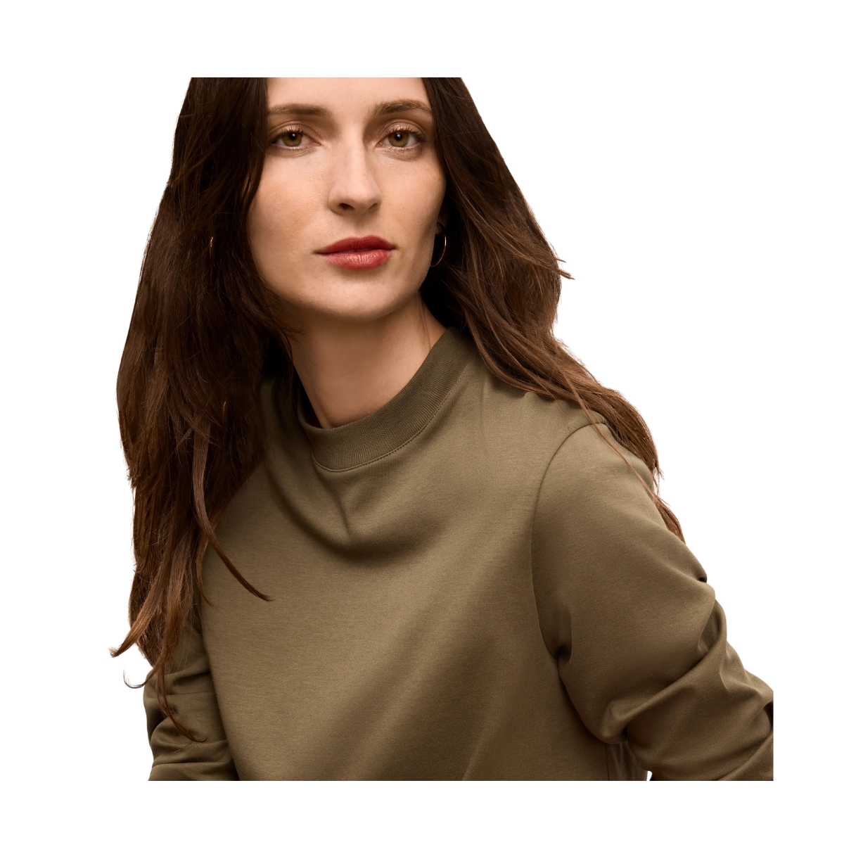 M.m.LaFleur Women's Raquel Long-Sleeve Tee - Organic Pima Cotton