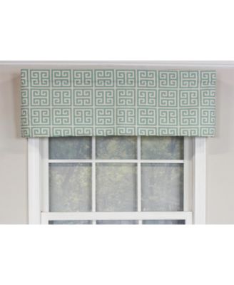 Towers Tailored 100% Cotton with Fully Lined 3" Rod Pocket Valnance for Windows 50" x 14" Turquoise