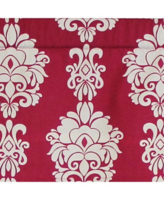 Free Spin Tailored 100% Cotton with Fully Lined 3" Rod Pocket Valnance for Windows 50" x 14" Red