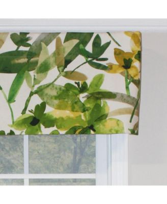 Autumn Tailored 100% Cotton with Fully Lined 3" Rod Pocket Valnance for Windows 50" x 14" Beige