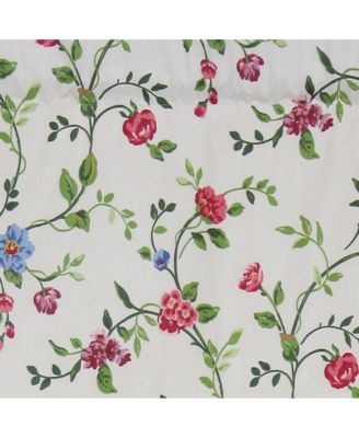 English Ivy Regal Style 3" Rod Pocket Valance 50" x 17" Spring by RLF Home