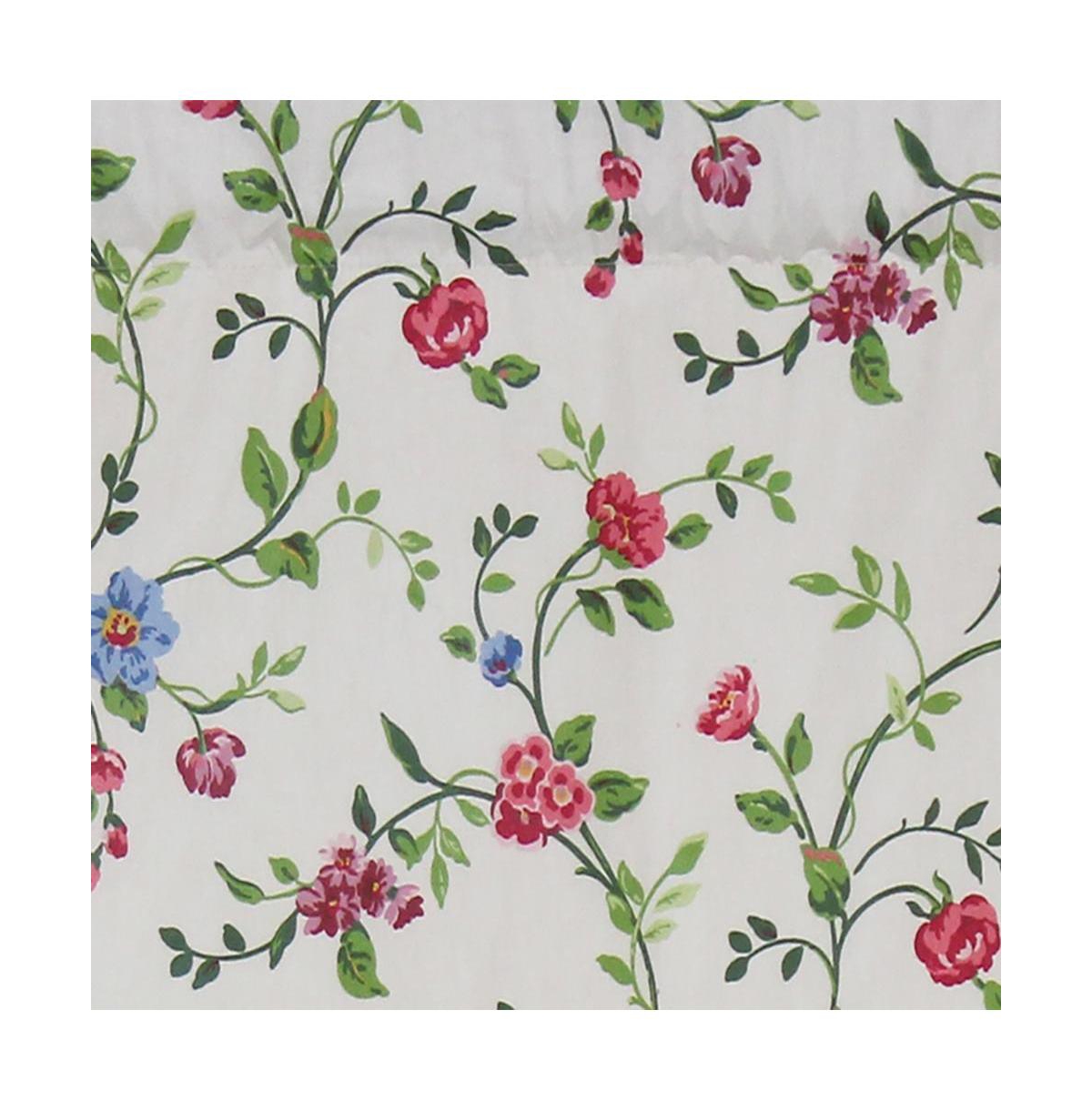 English Ivy Regal Style 3" Rod Pocket Valance 50" x 17" Spring by Rlf Home