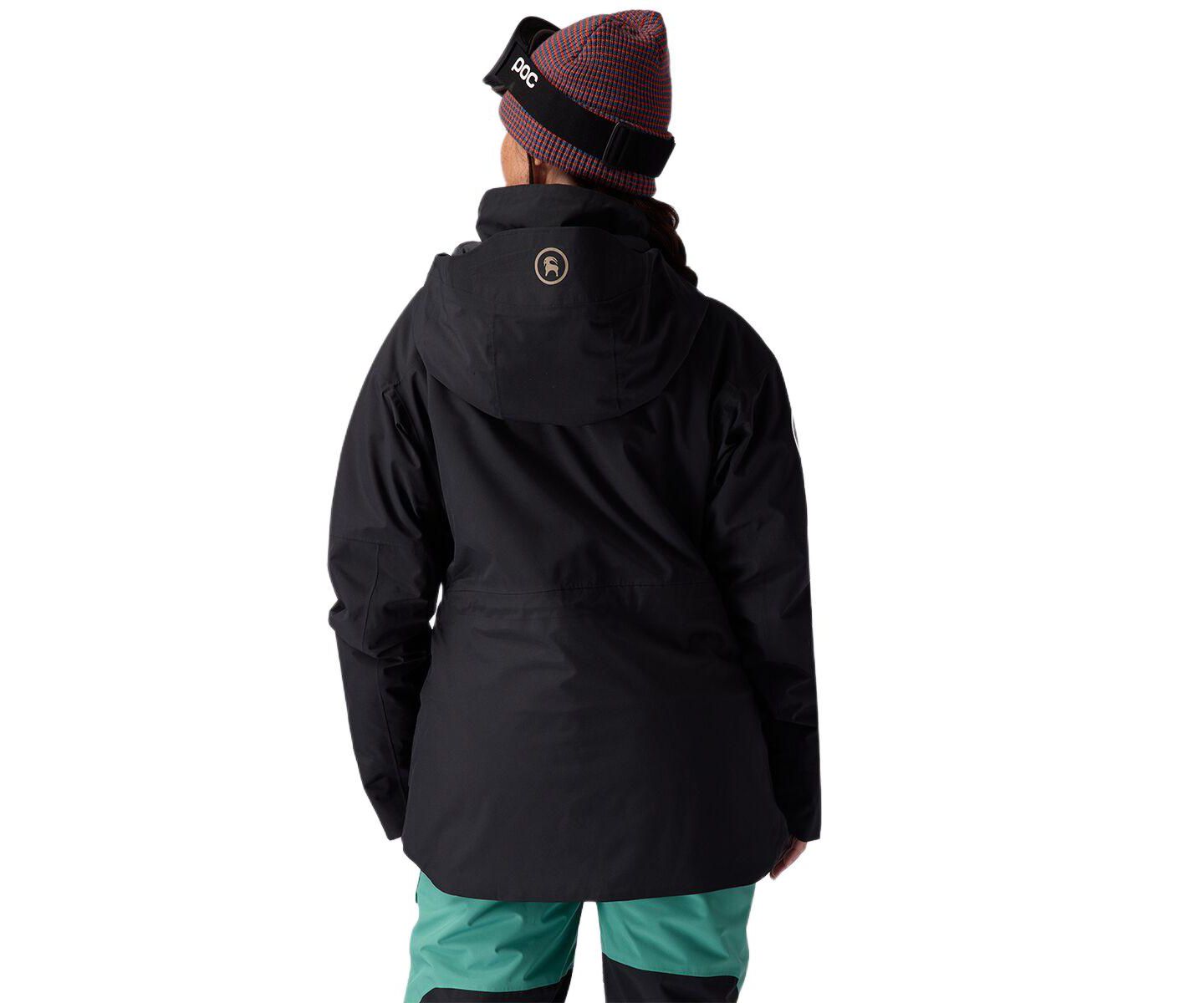 Женская куртка Backcountry CrestCruiser Insulated Jacket Insulated Ski and Snowboard Jackets, цвет: Чёрный — фото 2