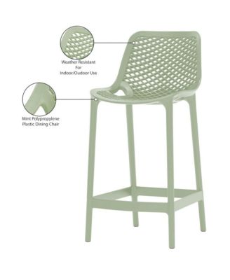 Mykonos Mint Outdoor Patio Stool, Set of 4