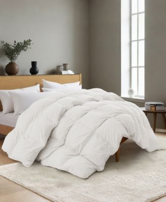 Heavyweight Goose Down Fiber Comforter, King