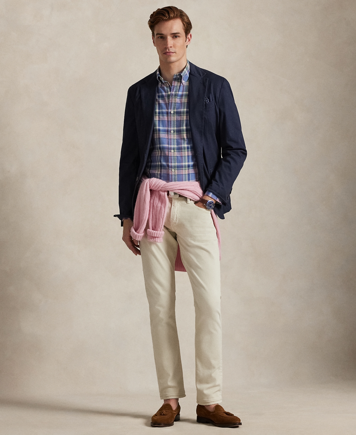 Polo Ralph Lauren Men's Classic Fit Long Sleeve Oxford Shirt In Multi