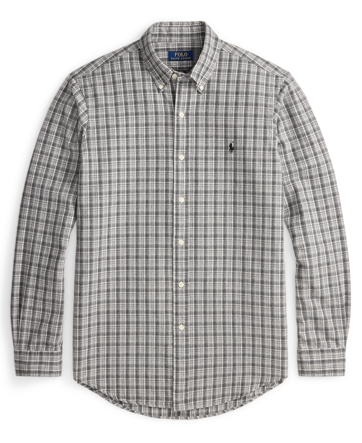 Polo Ralph Lauren Men's Classic Fit Long Sleeve Oxford Shirt In Gray