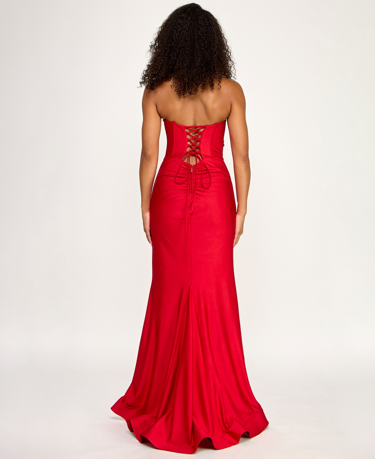Seni & Cade Junior's Strapless Bustier Long Dress