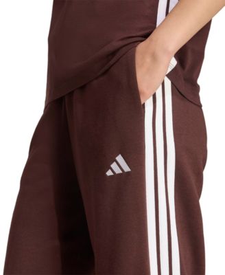 Women's Essentials 3-Stripes Fleece Slim Pants