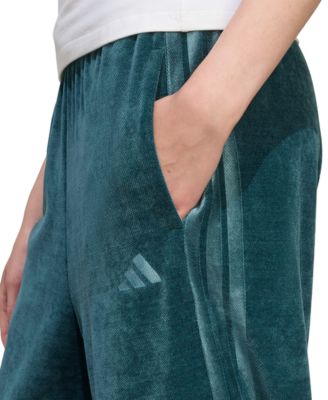 Women's House Of Tiro Velour Open Hem Pants