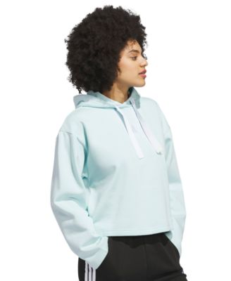 Women's Fleece 3-Stripes Loose-Fit Hoodie