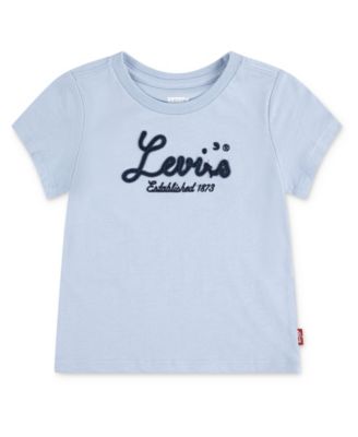 Girls' Toddler 2T-4T Short-Sleeve Script Logo Detail T-Shirt