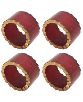 Resin Artistry Napkin Ring, Set of 4