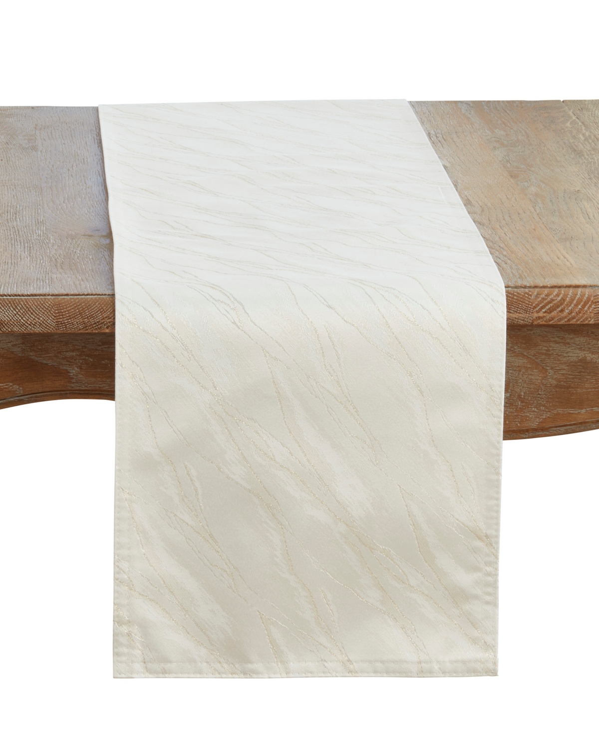 Saro Lifestyle Metallic Shimmer Table Runner, 13" x 72"