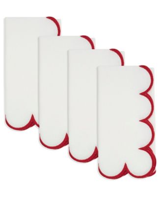 Scalloped Hem Napkin, Set of 4