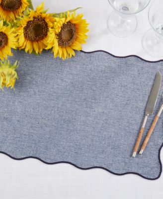 Eco Scallop Border Placemat, Set of 4