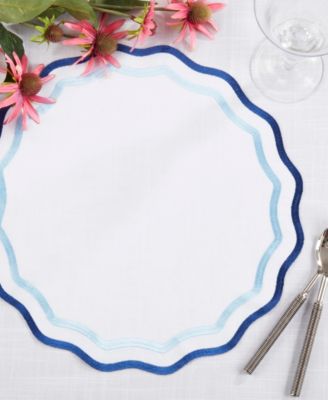 Eco Scallop Border Placemat, Set of 4