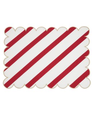 Eco Scallop Border Placemat, Set of 4