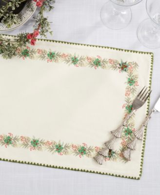 Holly Placemat, Set of 4