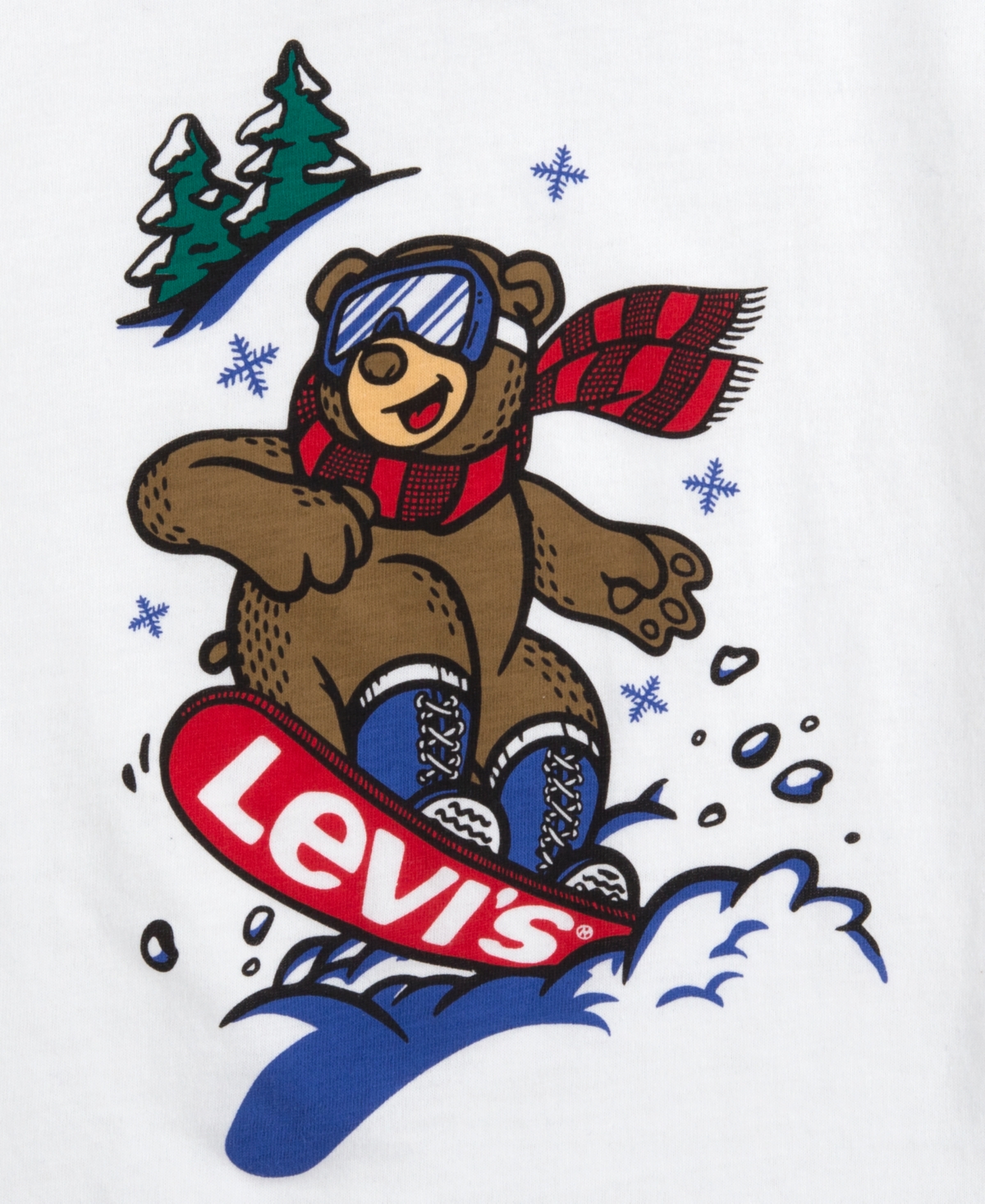 Levi's Boys Toddler 2T-4T Plaid Button Up Shirt, T-Shirt and Pants, 3-Piece Set