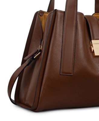 Sloane Mews Medium Zip Top Grab Satchel Bag