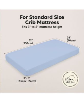 2pk Fitted Crib Sheets for Boys, Girls, Baby Crib Sheet, Standard Nursery Crib Sheet Cover