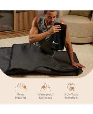 RejuvaWrap Infrared Sauna Blanket – Portable Far Infrared Home Sauna for Detox, Muscle Recovery & Relaxation with Adjustable Heat Settings