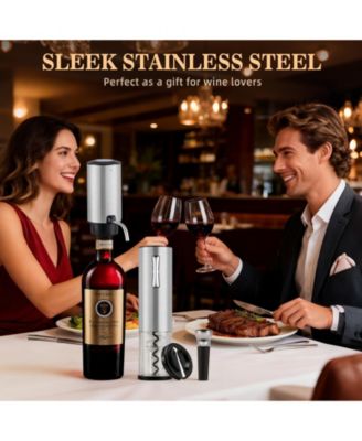 Electric Wine Bottle Opener with Electric Decanter and Aerator