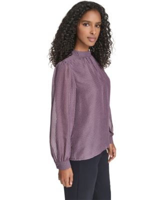 Women's Textured Long Sleeve Top