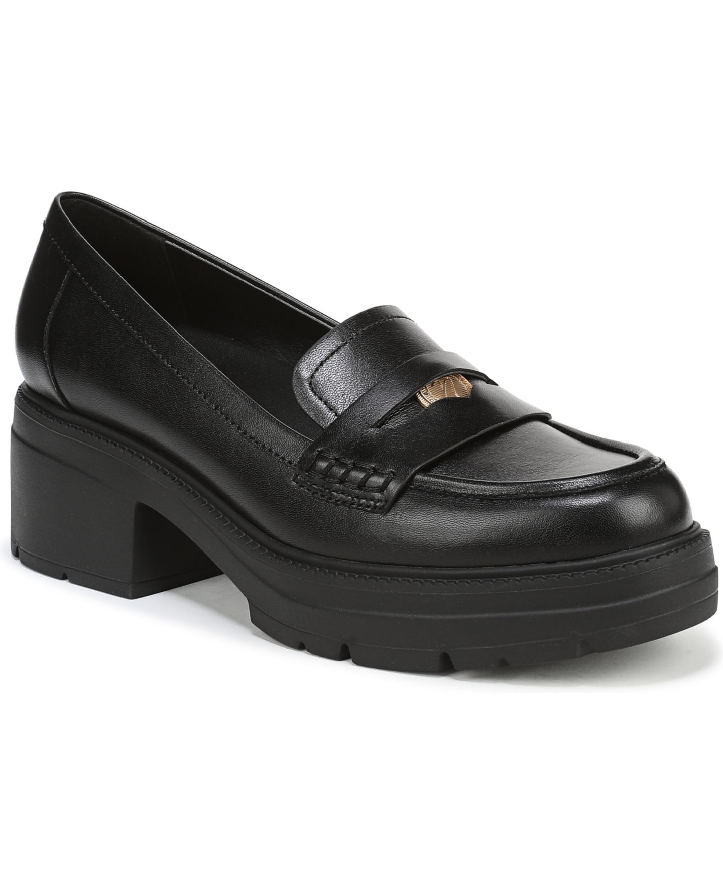 Женские туфли Naturalizer Lumos Slip-On, цвет: Чёрный кожаный — фото 1