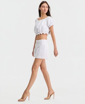 Women's Arya Linen High-Rise Shorts