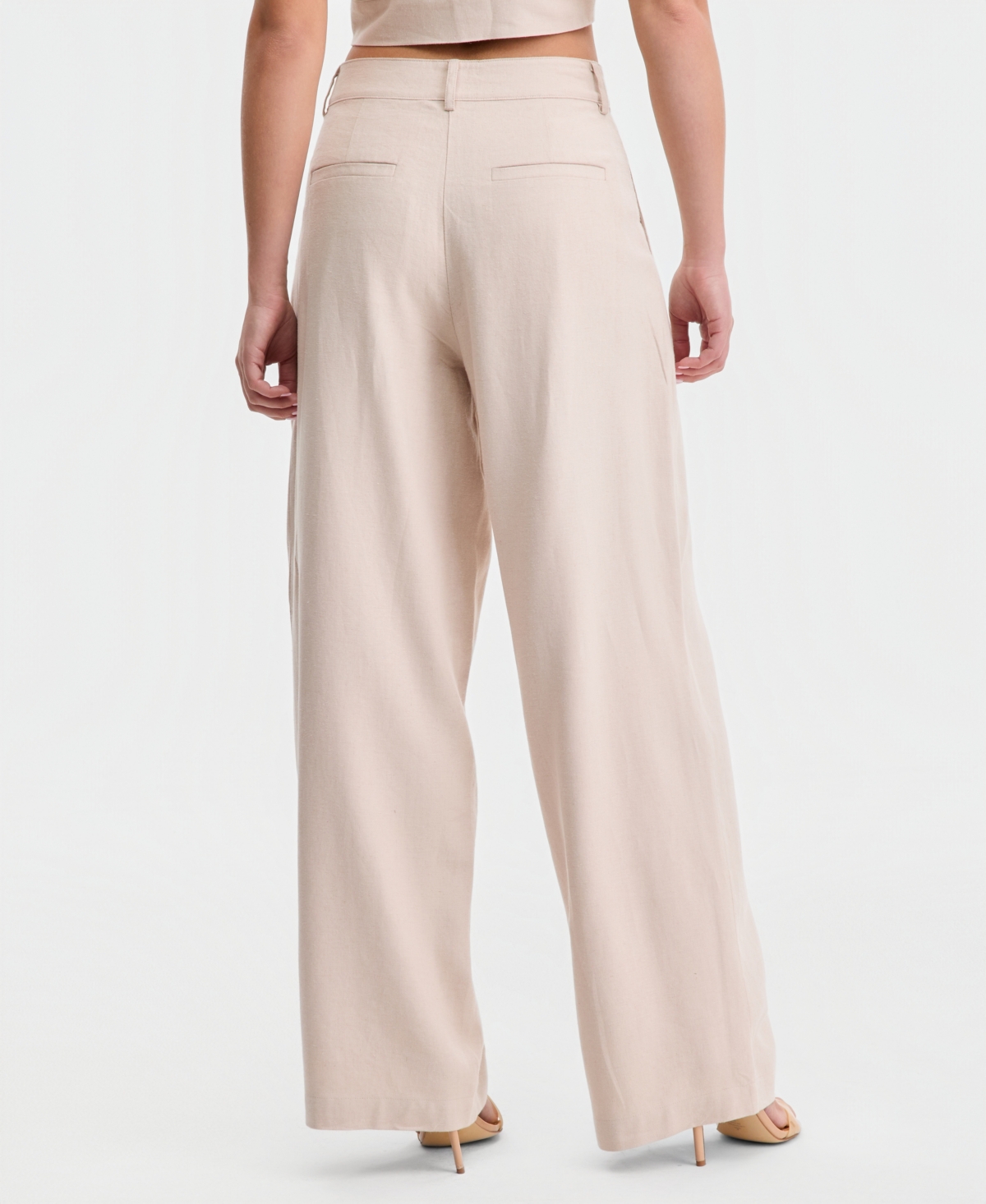 Guess Women's Sulli Linen Wide-Leg Pants