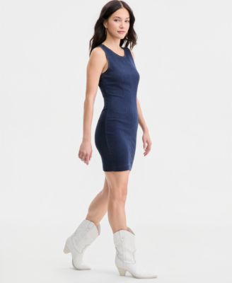 Women's Dahlia Denim Sleeveless Mini Dress