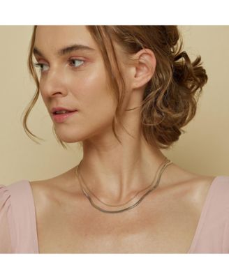 Gabby Layered Snake Necklace