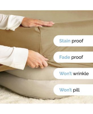 Extra Deep Pocket 18 - 24 Inch Microfiber Fitted Sheet - King