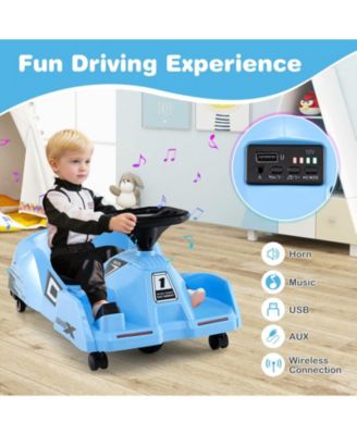 12V Electric Cleaning Go Kart with Detachable Mop and Remote Control