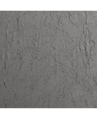 Portland Crushed Taffeta Rod Pocket Valance - 48x15", Grey