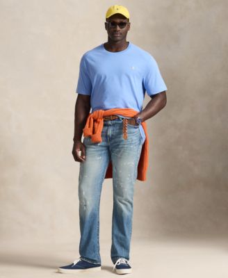 Men's Big & Tall Jersey Crewneck T-Shirt