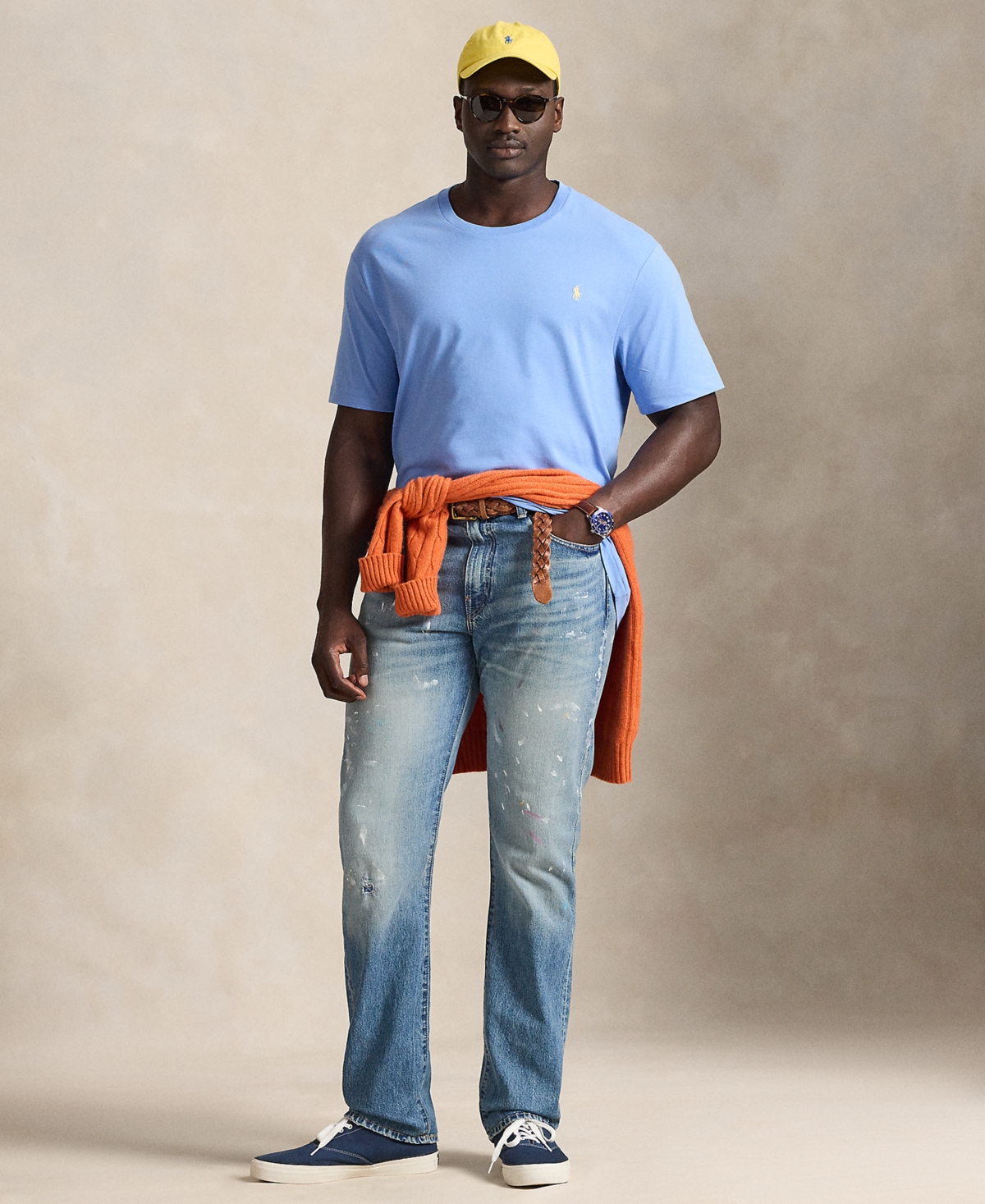 Polo Ralph Lauren Men's Big & Tall Jersey Crewneck T-Shirt