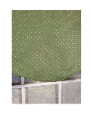 Eleni Provance 3" Rod Pocket Lining Luxurious and Elegant Window Treatment Valance 50" x 15" Celery