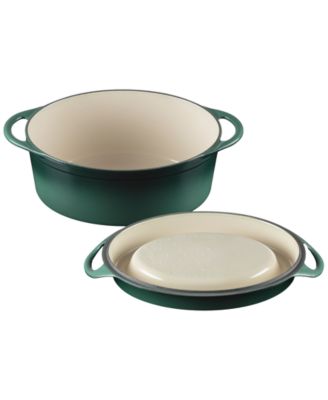 Enameled Cast Iron 7.25-Quart Traditional Oval Doufeu Dutch Oven