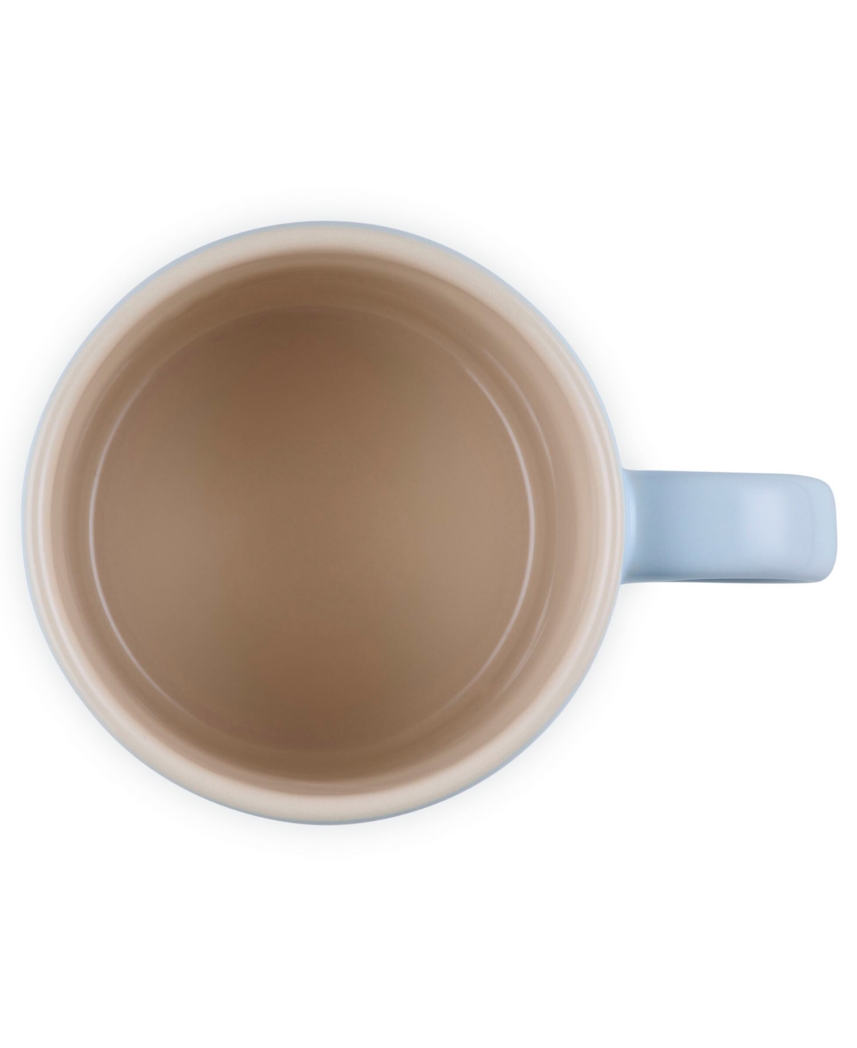 Le Creuset Stoneware Holly Collection 12 Oz. Gold Applique London Mug In Blue