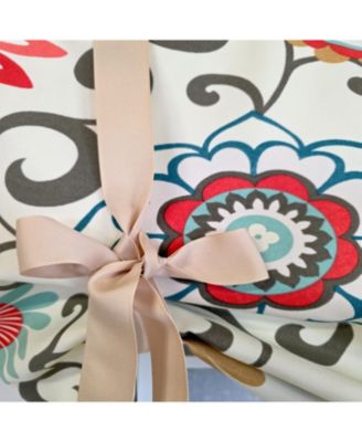 100% Cotton Monterrey Tie-Up  Fully lined Windows Rod Pocket Valance 50" x 23"  Cream