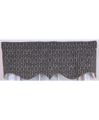 100% Cotton Sassari Regal With Poly/Cotton Ivory lining Rod Pocket Valance 50" x 15" Iron