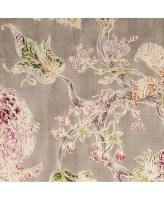 Monte Cristo Provance 3" Rod Pocket Lining Luxurious and Elegant Window Treatment Valance 50" x 15" Gray