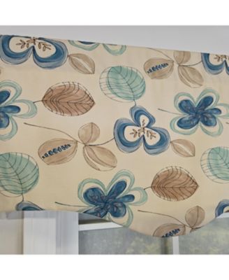 100% Cotton Jolly Regal  Fully lined Windows Rod Pocket Valance 50" x 17"  Cream