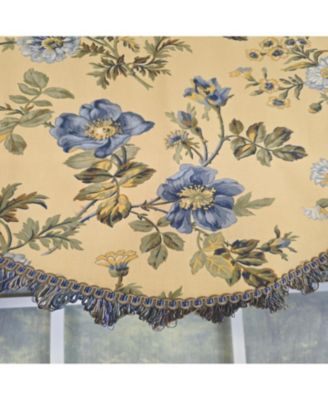 100% Cotton Sunrise Cornice  Fully lined Windows Rod Pocket Valance 50" x 17"  Yellow