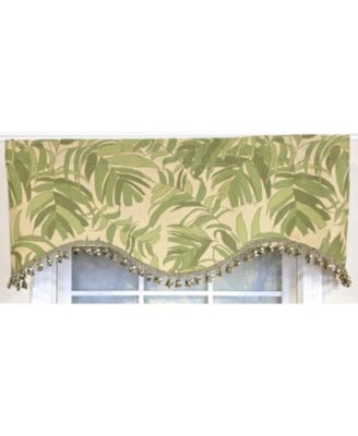 100% Cotton Breeze Cornice Fully lined Windows Rod Pocket Valance 50" x 17" Green