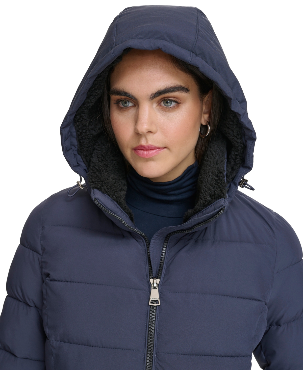 Calvin Klein Women's Hooded Puffer Coat